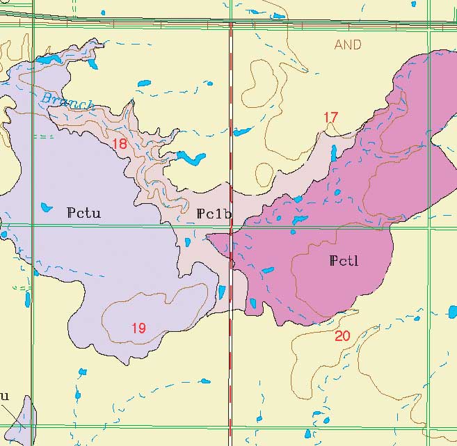 small geologic map