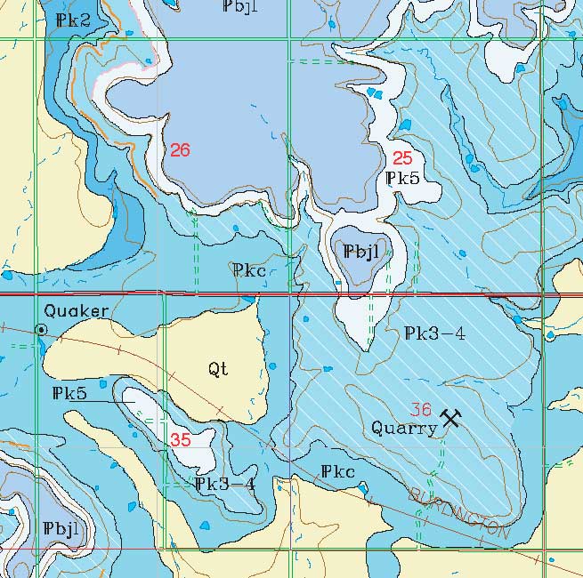 small geologic map