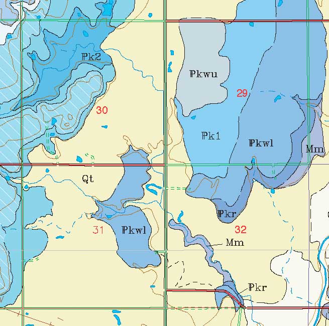 small geologic map