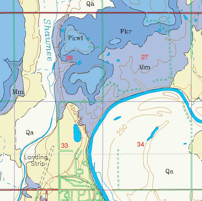 small geologic map