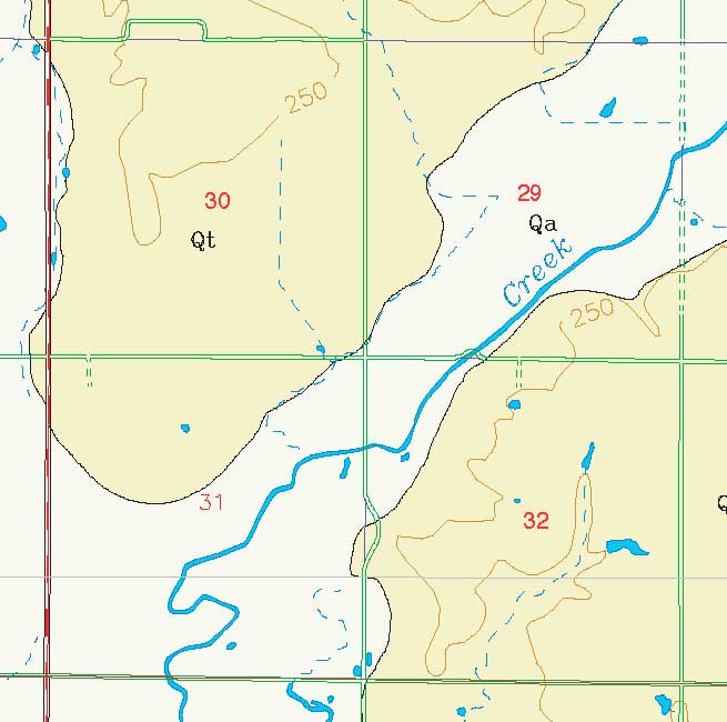 small geologic map