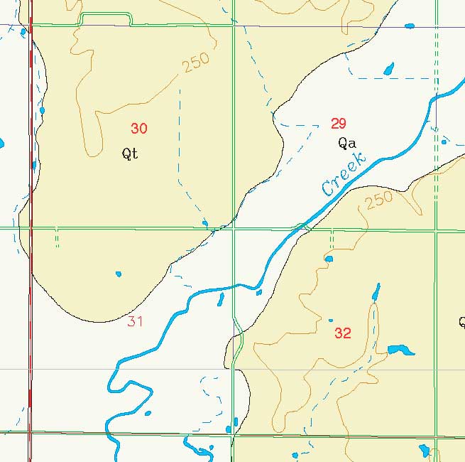 small geologic map