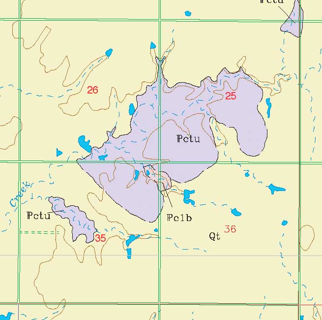 small geologic map