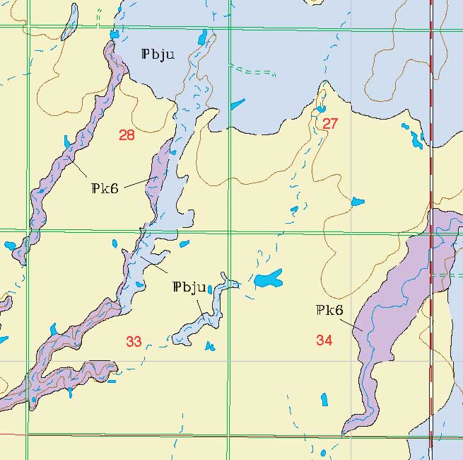 small geologic map