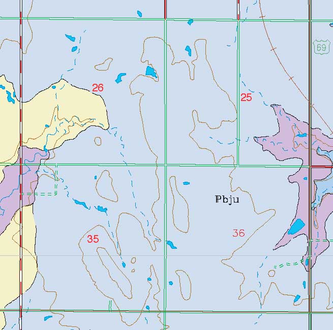 small geologic map