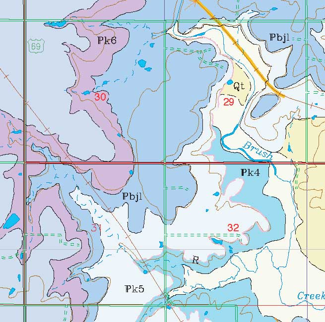 small geologic map