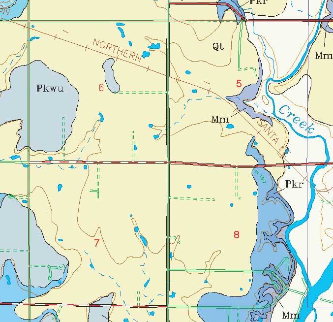 small geologic map