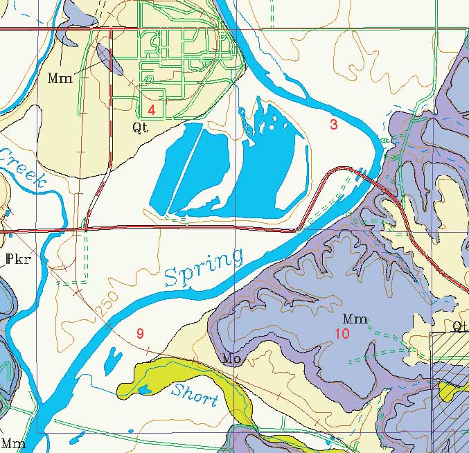 small geologic map