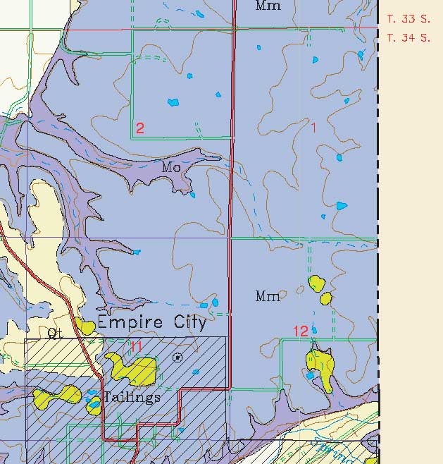 small geologic map