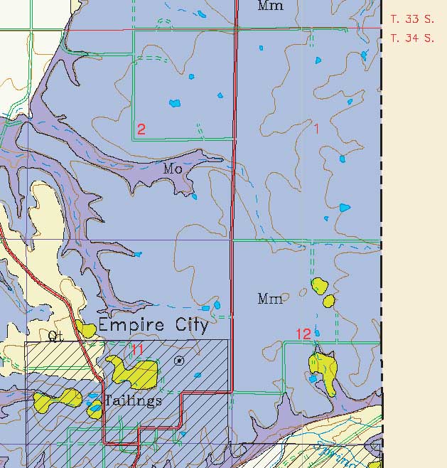 small geologic map