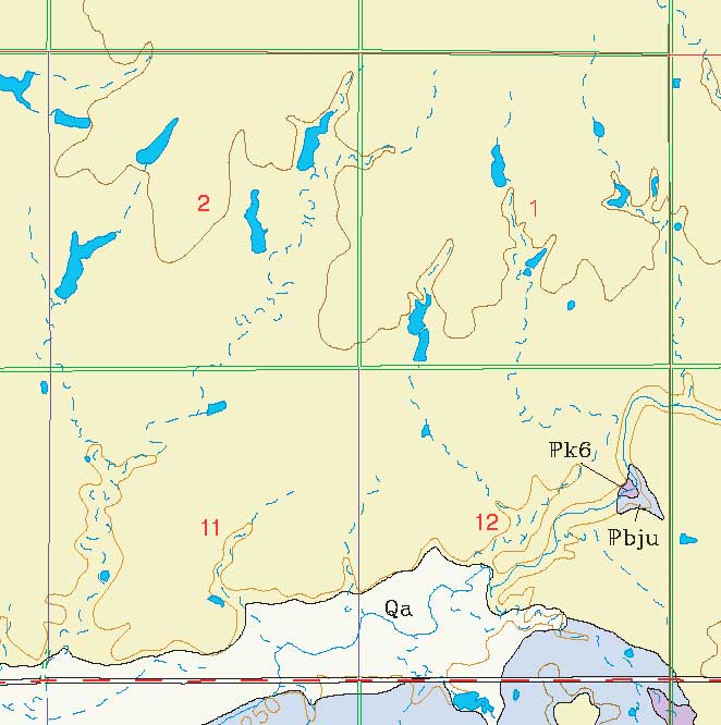 small geologic map