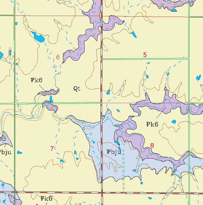 small geologic map