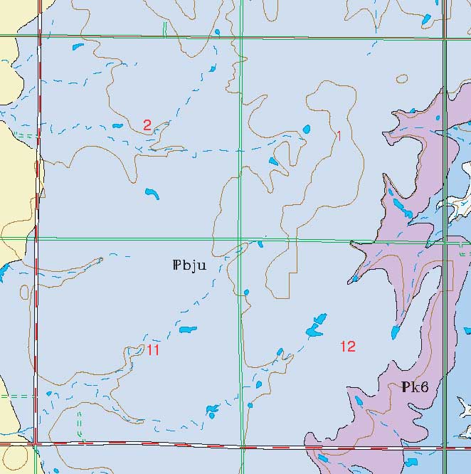 small geologic map