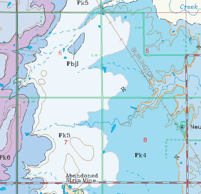 small geologic map