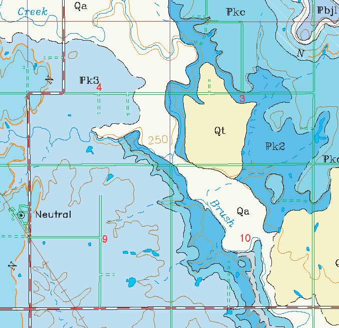 small geologic map