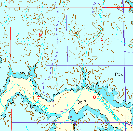 small geologic map