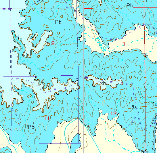 small geologic map