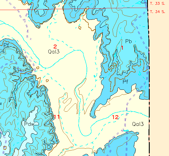 small geologic map