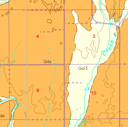 small geologic map