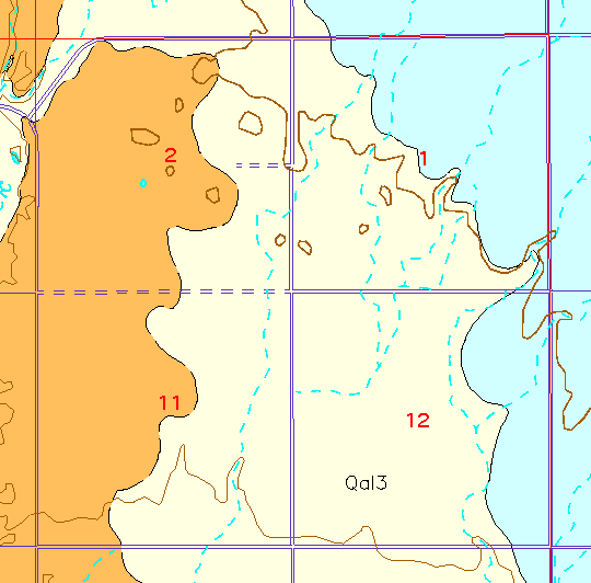 small geologic map