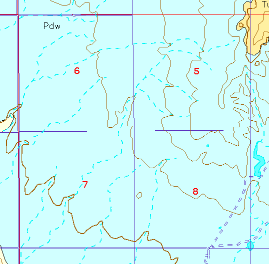 small geologic map