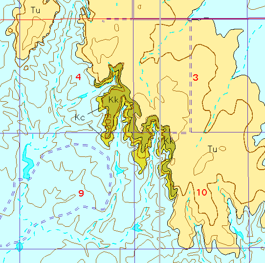 small geologic map