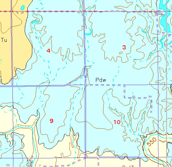 small geologic map