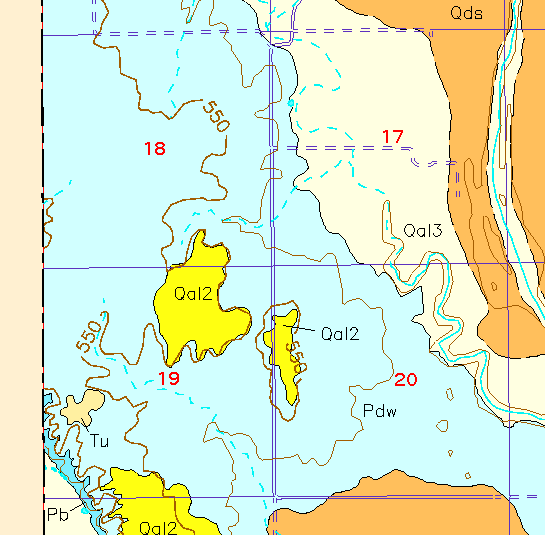 small geologic map