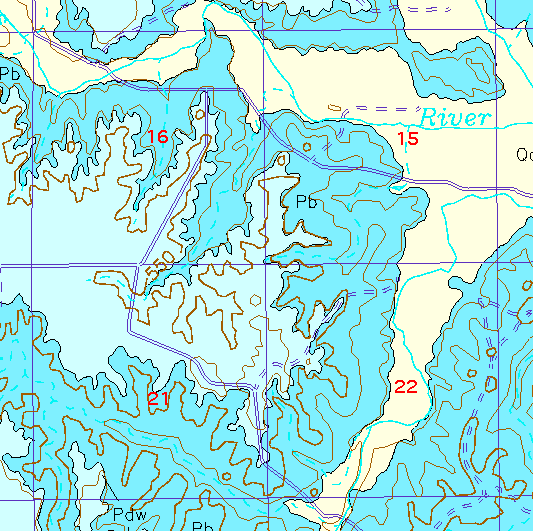 small geologic map
