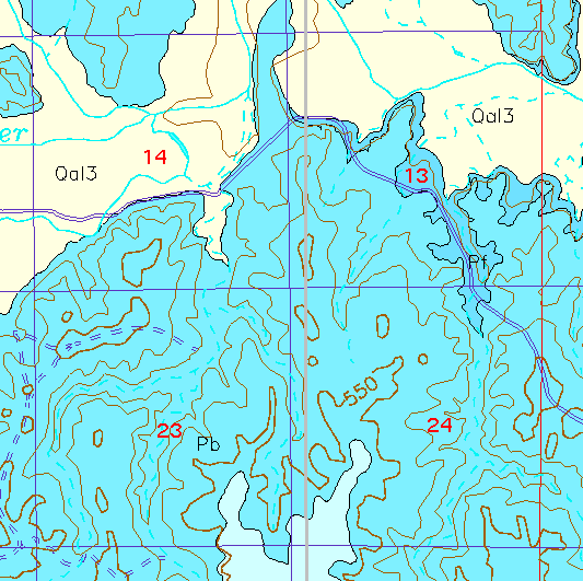 small geologic map