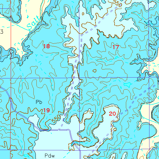 small geologic map