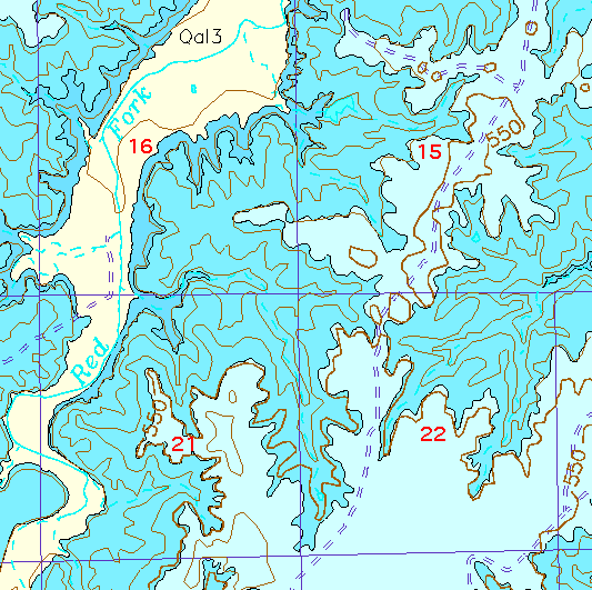 small geologic map