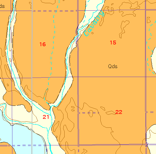 small geologic map