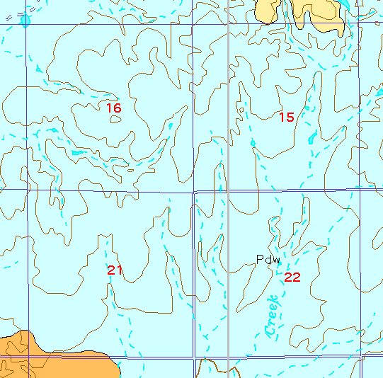 small geologic map