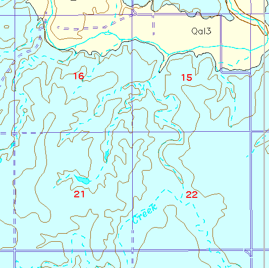 small geologic map