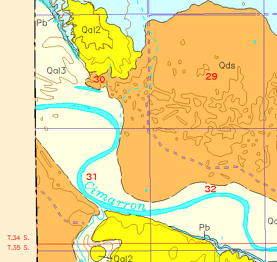small geologic map