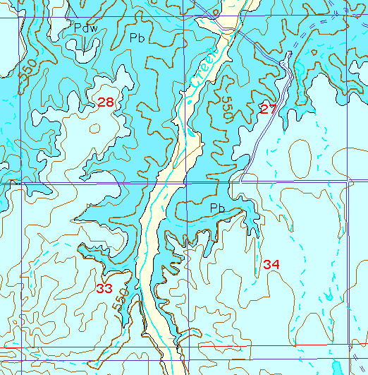 small geologic map