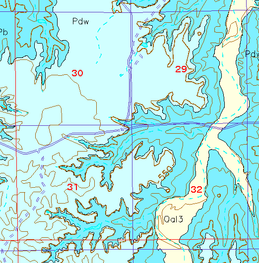 small geologic map