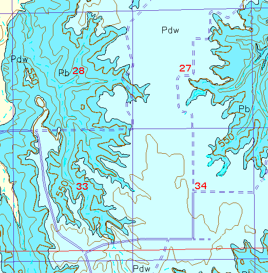 small geologic map