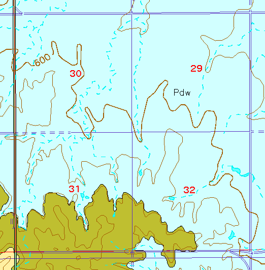 small geologic map