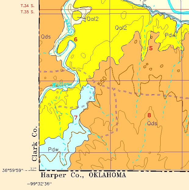 small geologic map