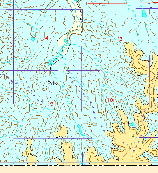 small geologic map