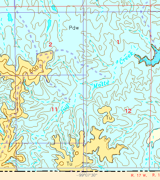 small geologic map