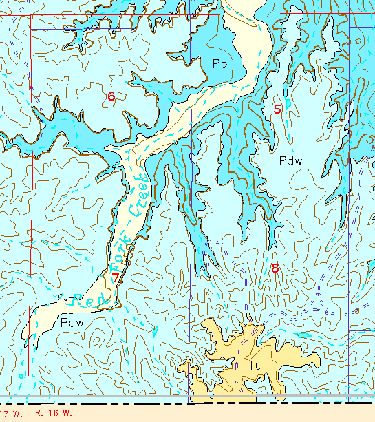 small geologic map