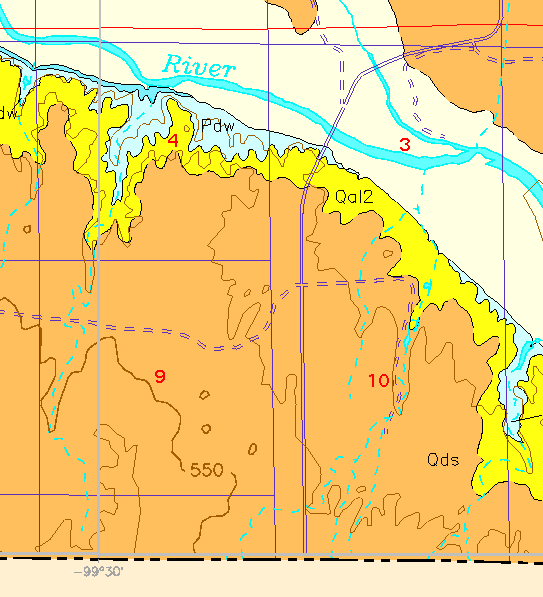 small geologic map