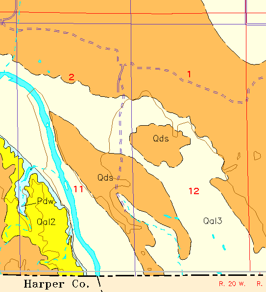 small geologic map
