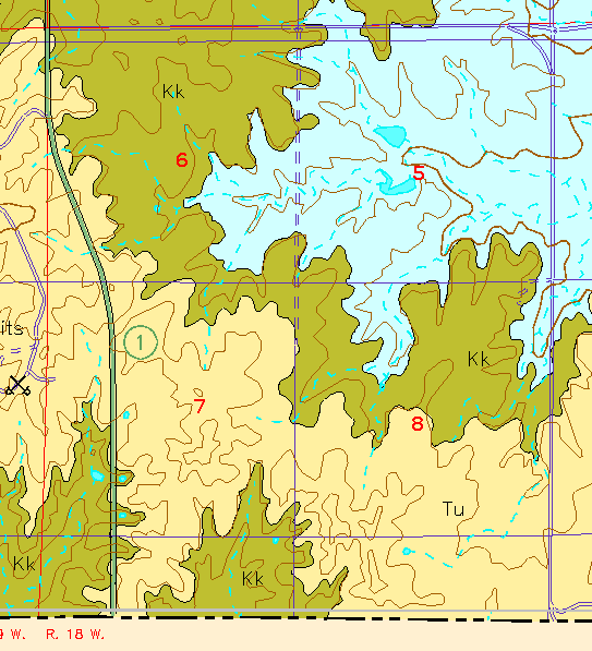 small geologic map