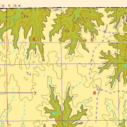 small geologic map