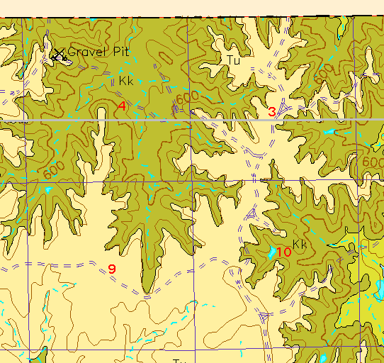 small geologic map