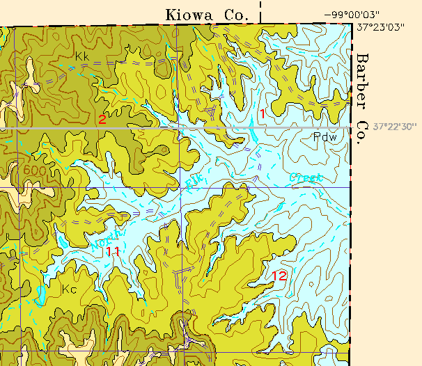 small geologic map
